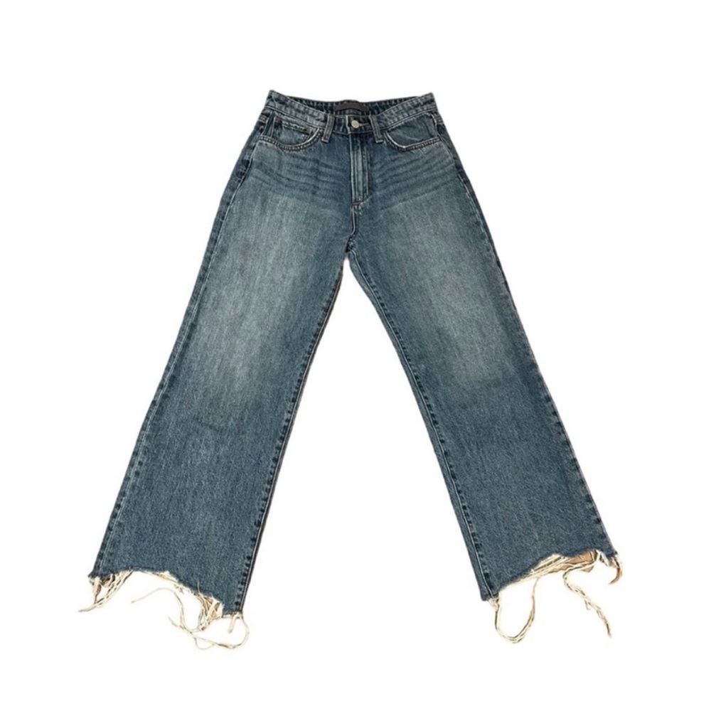 Joe's Jeans Distressed Wide Leg Denim